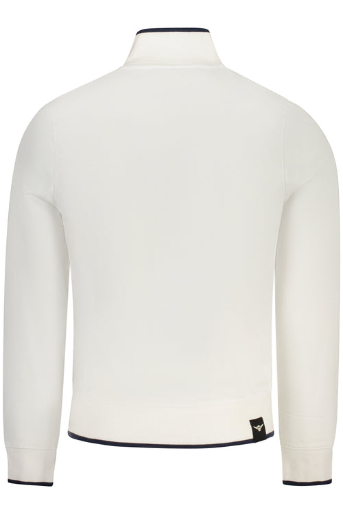 ACCADEMIA MILITARE FELPA CON ZIP UOMO BIANCO