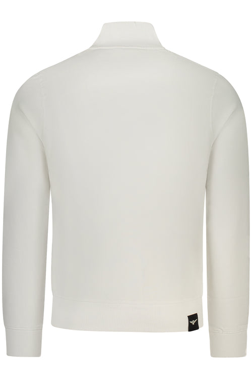 ACCADEMIA MILITARE FELPA CON ZIP UOMO BIANCO