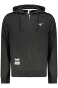 ACCADEMIA MILITARE FELPA CON ZIP UOMO NERO