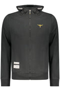 ACCADEMIA MILITARE FELPA CON ZIP UOMO NERO