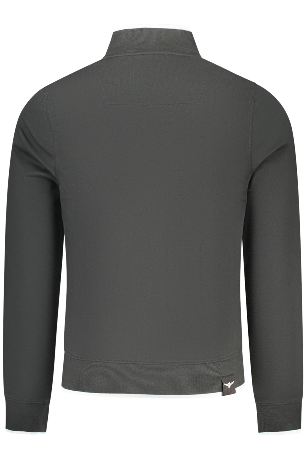 ACCADEMIA MILITARE FELPA CON ZIP UOMO NERO