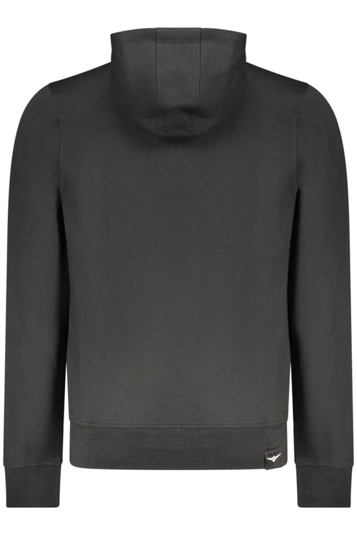 ACCADEMIA MILITARE FELPA CON ZIP UOMO NERO