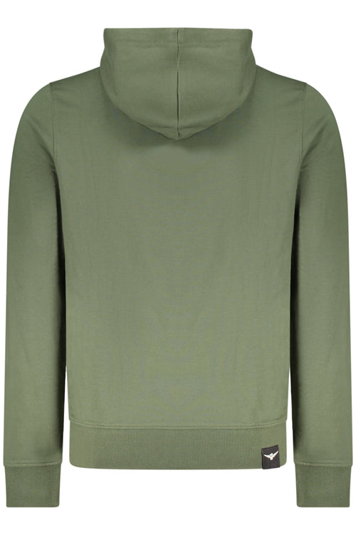 ACCADEMIA MILITARE FELPA CON ZIP UOMO VERDE