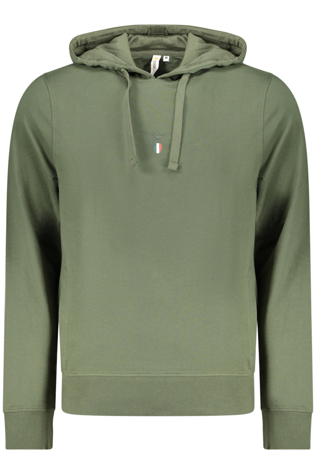 ACCADEMIA MILITARE FELPA SENZA ZIP UOMO VERDE