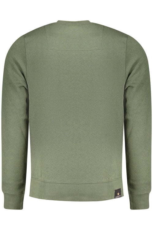 ACCADEMIA MILITARE FELPA SENZA ZIP UOMO VERDE