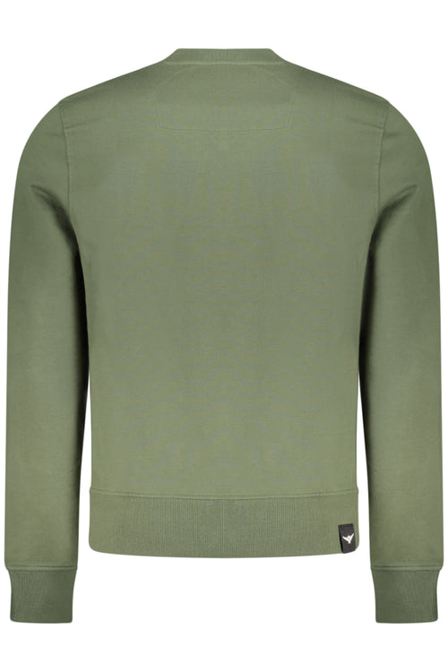 ACCADEMIA MILITARE FELPA SENZA ZIP UOMO VERDE