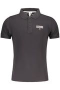 ACCADEMIA MILITARE POLO MANICHE CORTE UOMO NERO