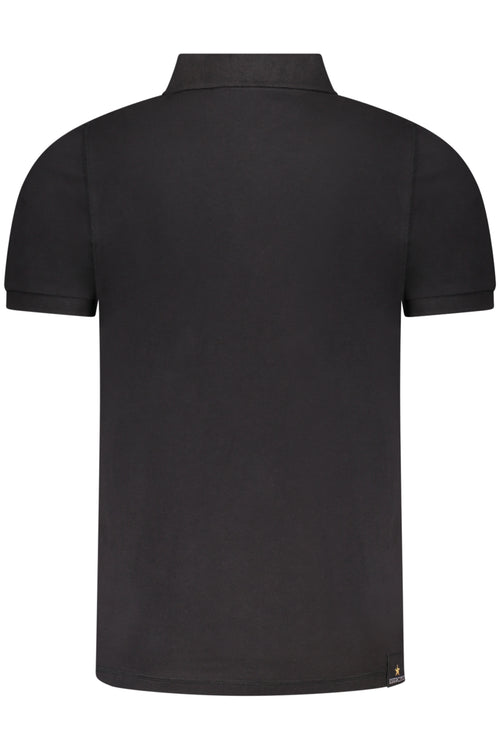 ACCADEMIA MILITARE POLO MANICHE CORTE UOMO NERO