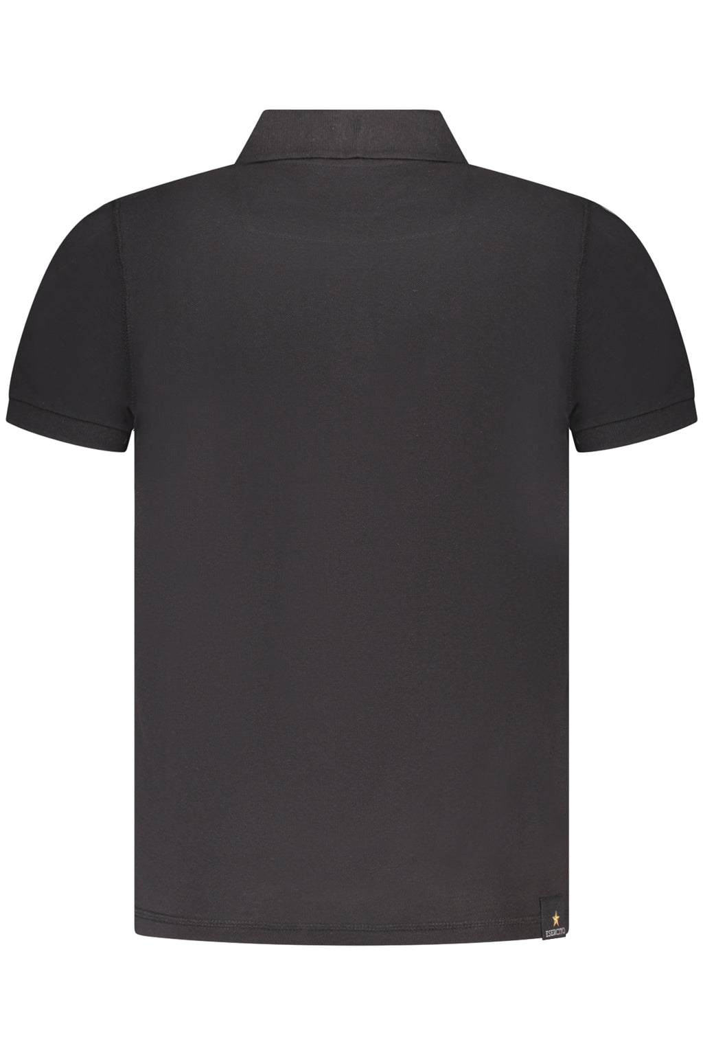 ACCADEMIA MILITARE POLO MANICHE CORTE UOMO NERO