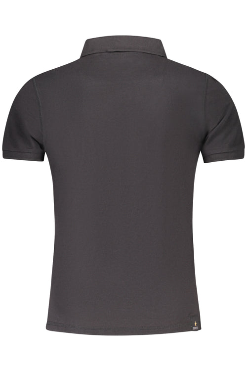 ACCADEMIA MILITARE POLO MANICHE CORTE UOMO NERO