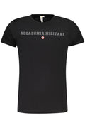ACCADEMIA MILITARE T-SHIRT MANICHE CORTE UOMO NERO