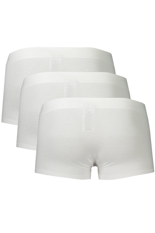 BIKKEMBERGS BOXER UOMO BIANCO
