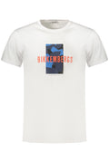 BIKKEMBERGS T-SHIRT MANICHE CORTE UOMO BIANCO