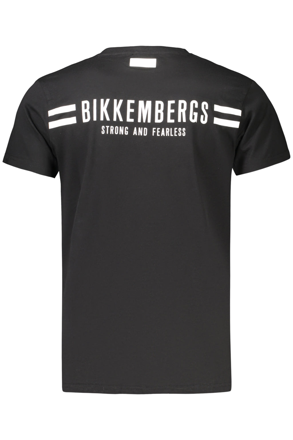 BIKKEMBERGS T-SHIRT MANICHE CORTE UOMO NERO
