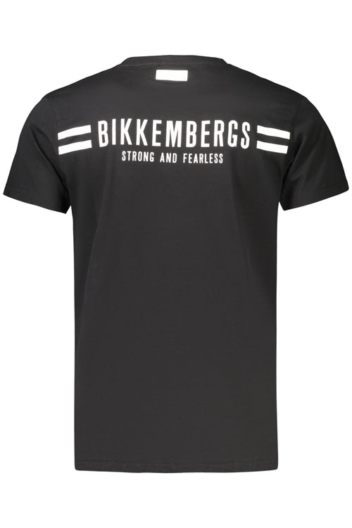 BIKKEMBERGS T-SHIRT MANICHE CORTE UOMO NERO
