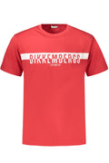 BIKKEMBERGS T-SHIRT MANICHE CORTE UOMO ROSSO