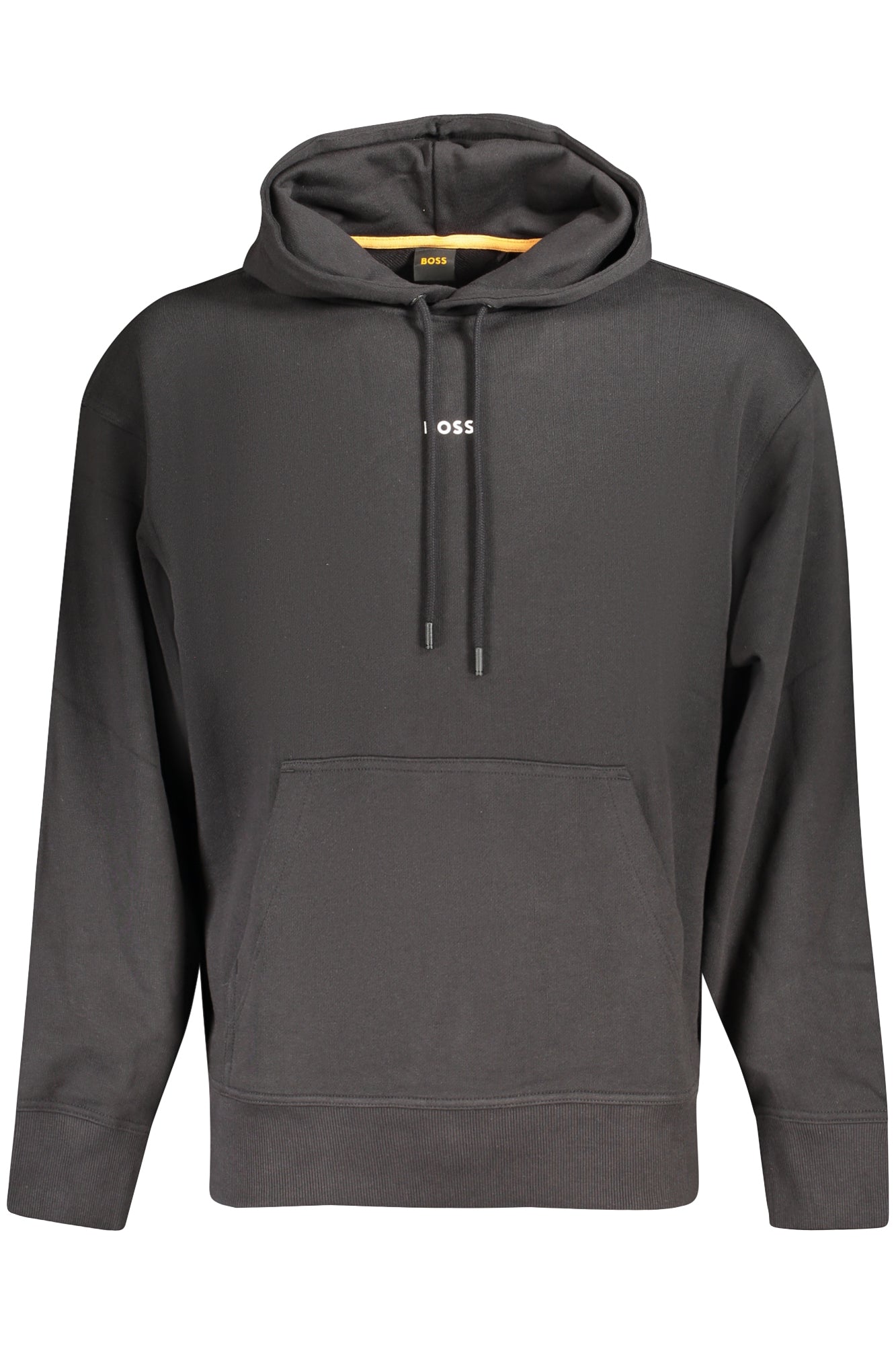 BOSS FELPA SENZA ZIP UOMO NERO