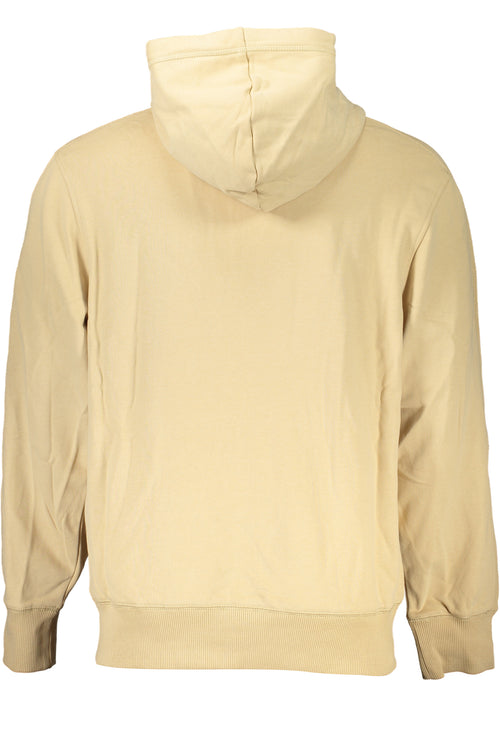 CALVIN KLEIN FELPA CON ZIP UOMO BEIGE