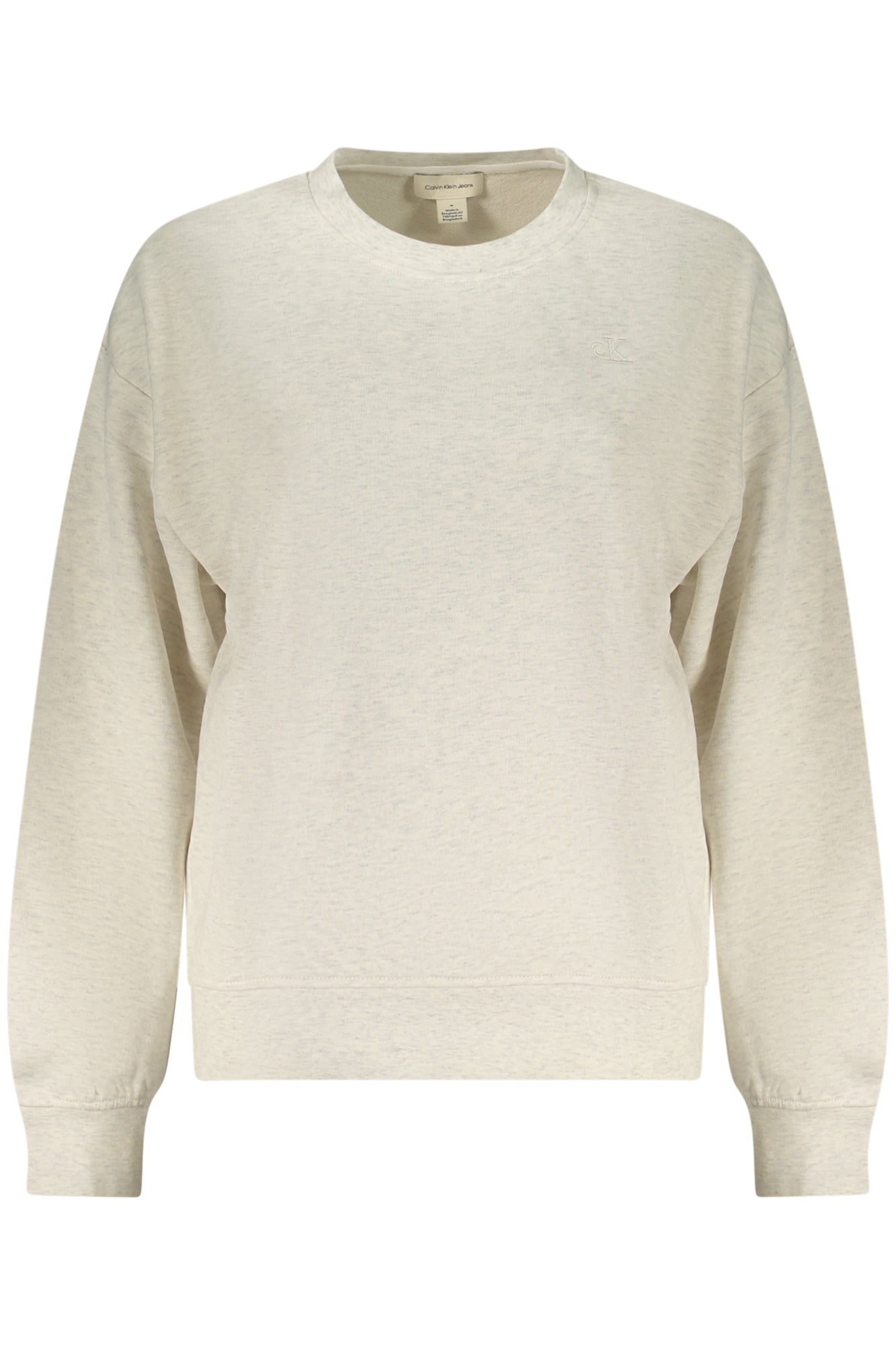 CALVIN KLEIN FELPA SENZA ZIP DONNA GRIGIO