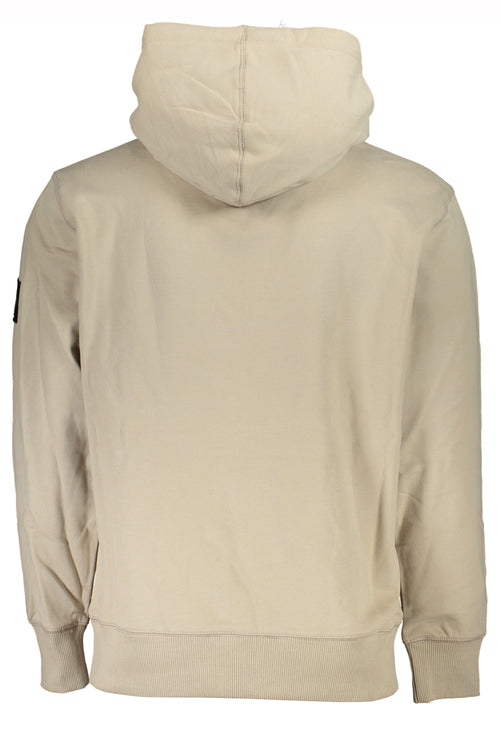CALVIN KLEIN FELPA SENZA ZIP UOMO BEIGE