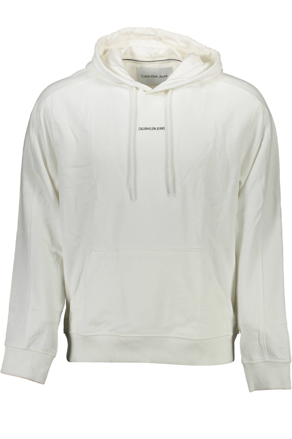 CALVIN KLEIN FELPA SENZA ZIP UOMO BIANCO