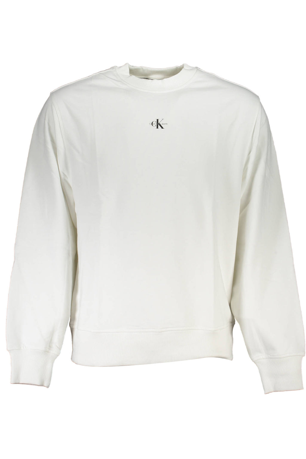 CALVIN KLEIN FELPA SENZA ZIP UOMO BIANCO