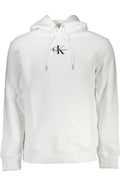 CALVIN KLEIN FELPA SENZA ZIP UOMO BIANCO