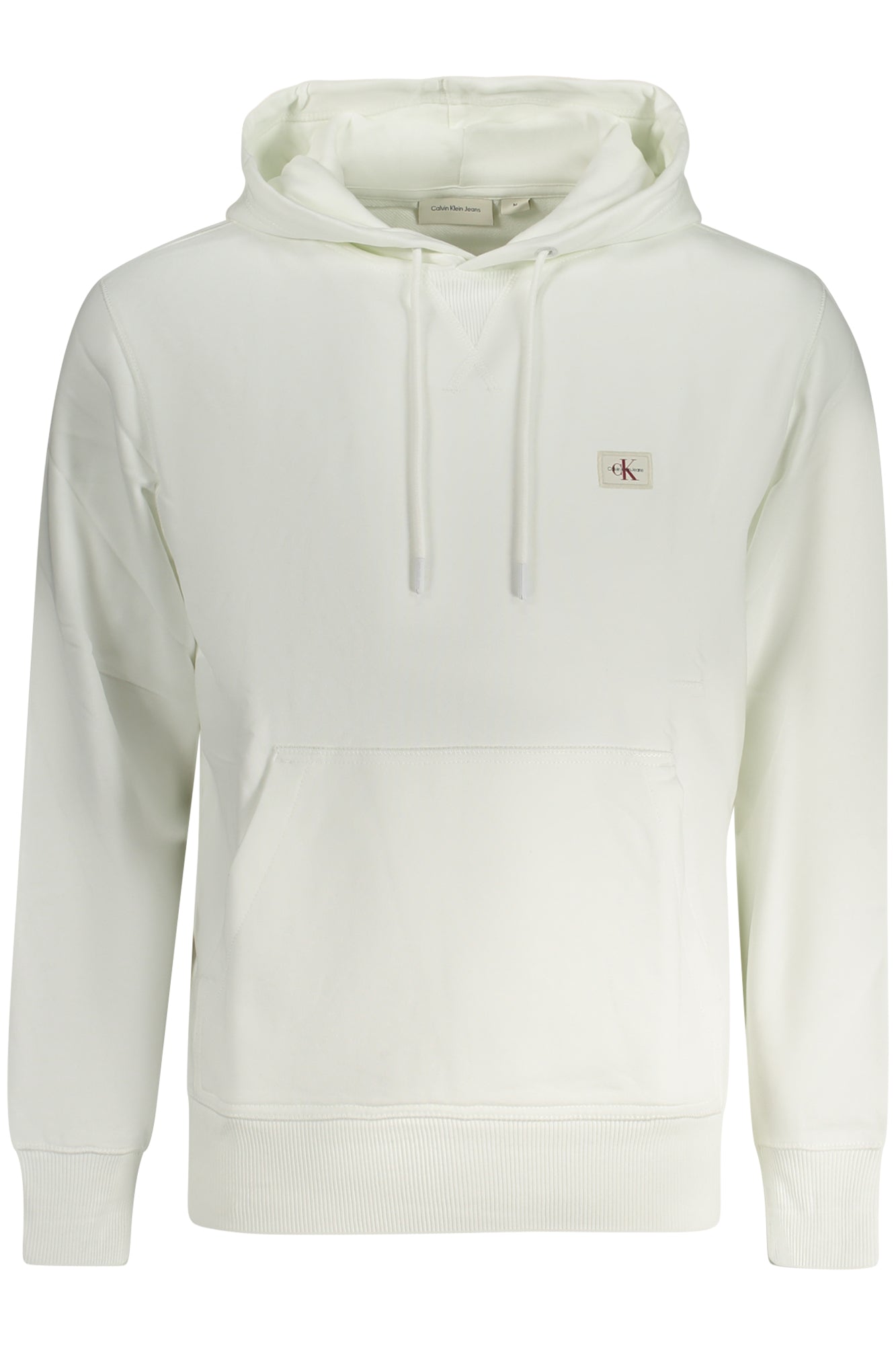 CALVIN KLEIN FELPA SENZA ZIP UOMO BIANCO