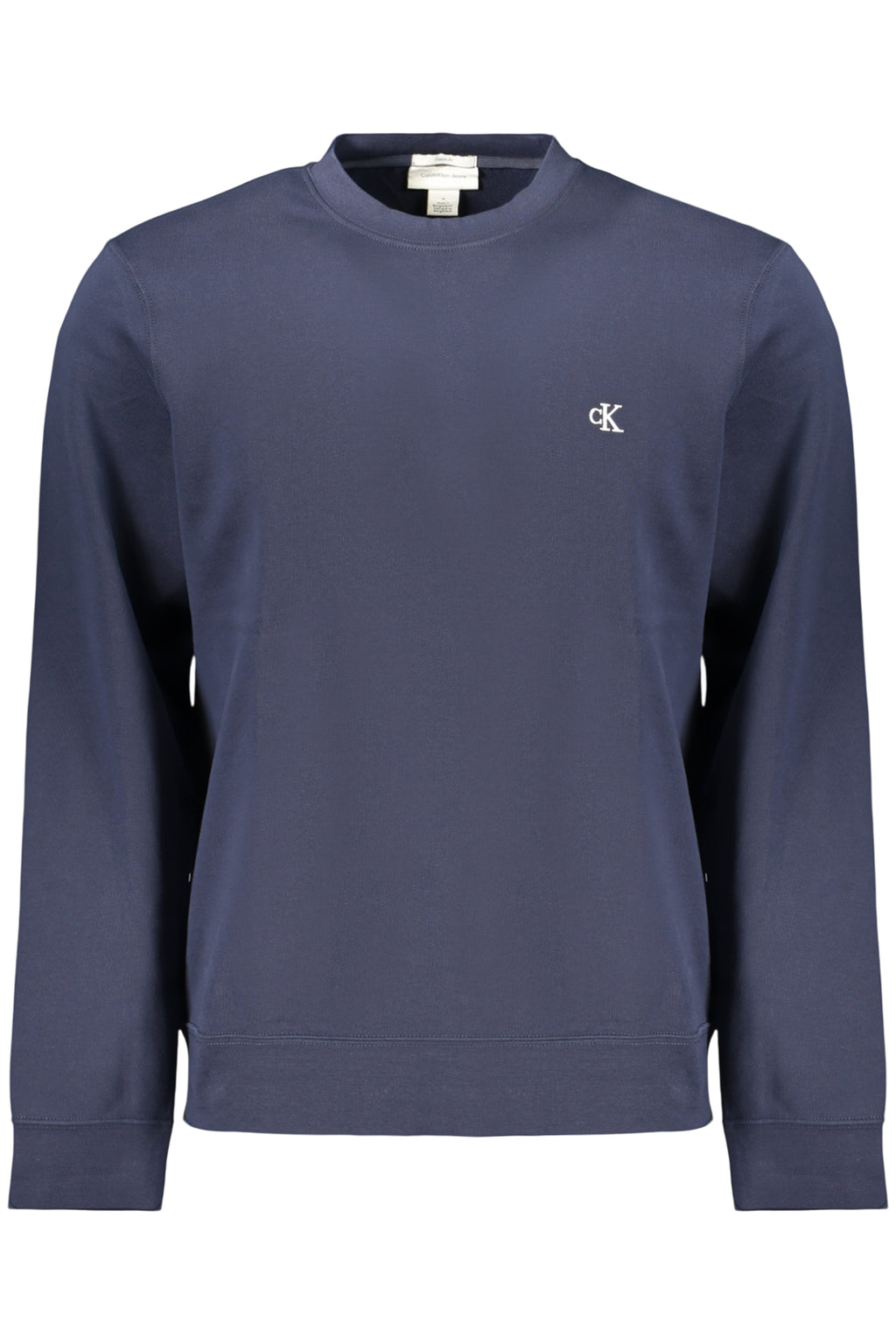 CALVIN KLEIN FELPA SENZA ZIP UOMO BLU