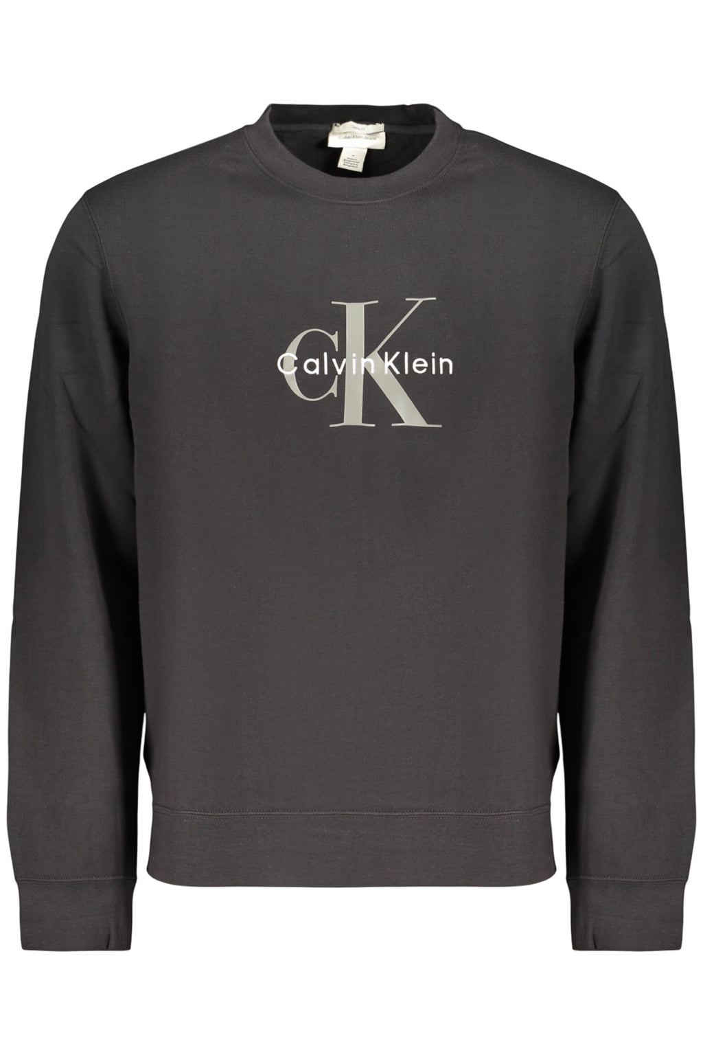 CALVIN KLEIN FELPA SENZA ZIP UOMO NERO