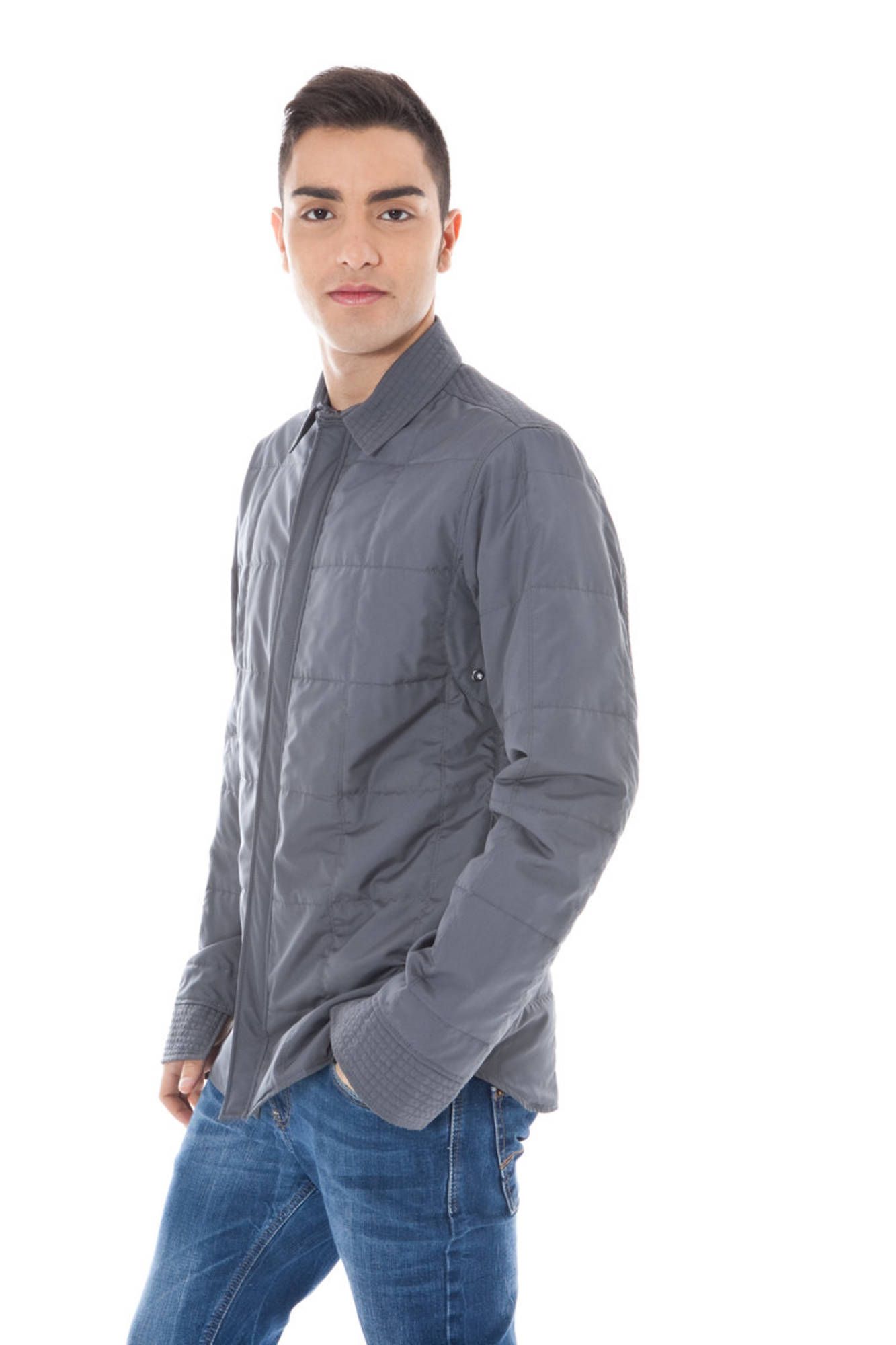 CALVIN KLEIN GIACCA SPORTIVA UOMO GRIGIO