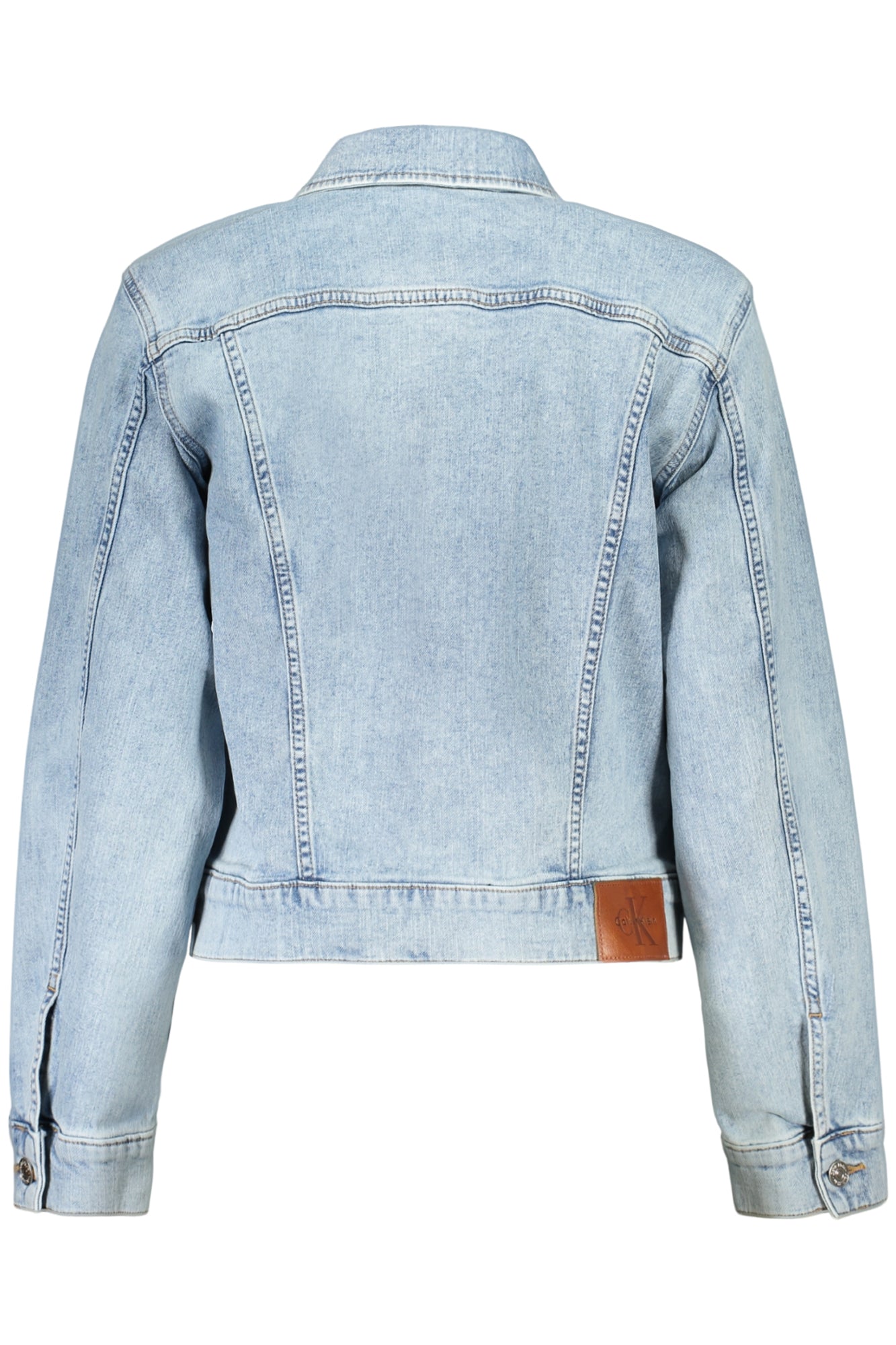 CALVIN KLEIN GIUBBOTTO IN JEANS DONNA AZZURRO