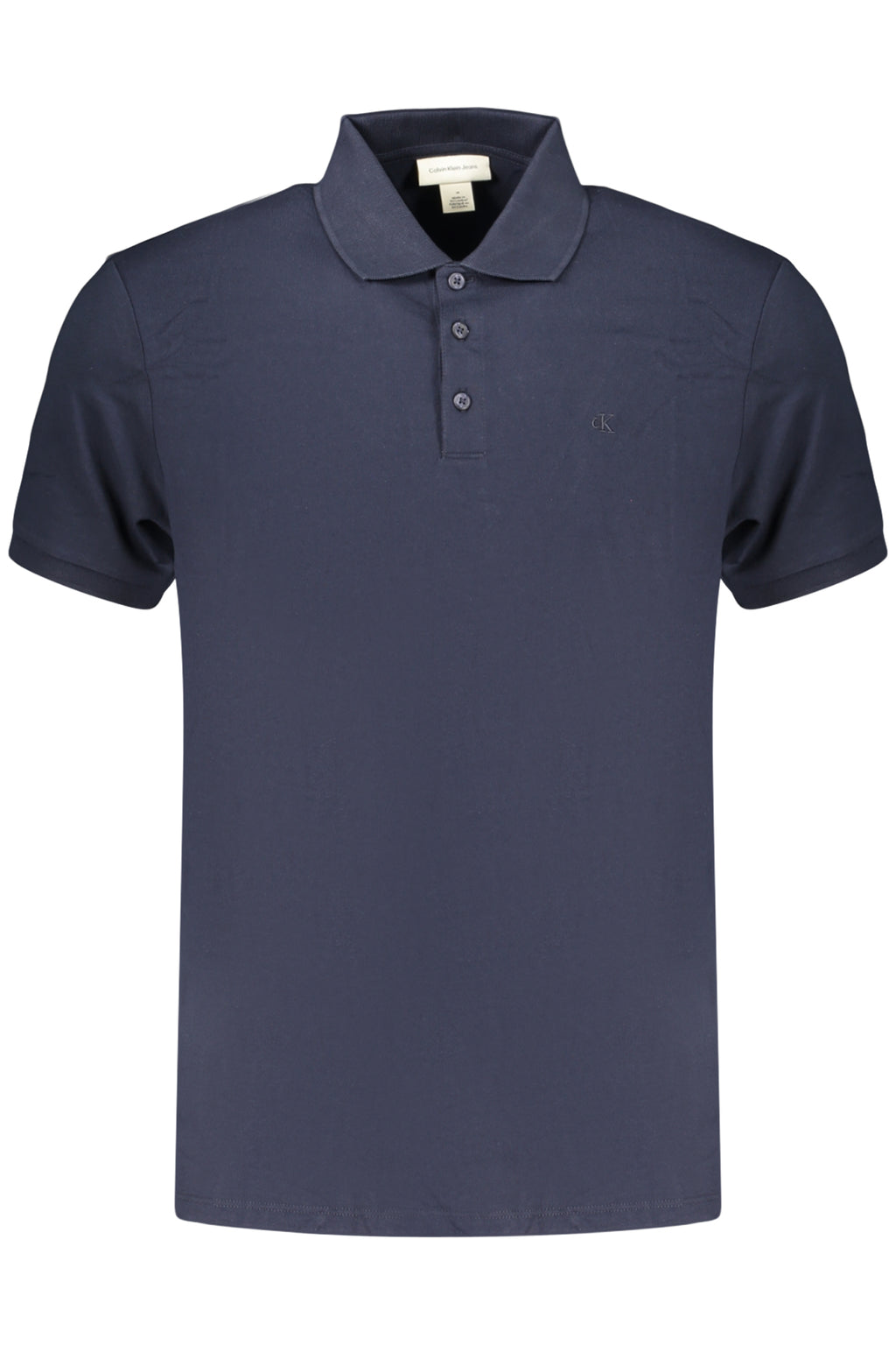 CALVIN KLEIN POLO MANICHE CORTE UOMO BLU