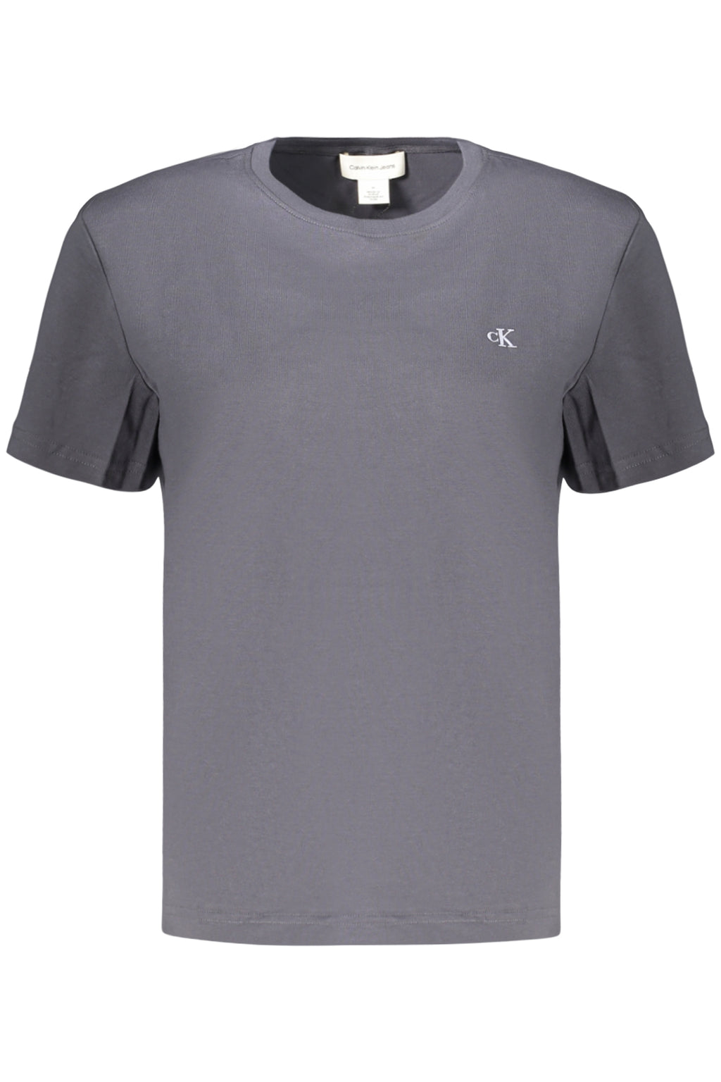 CALVIN KLEIN T-SHIRT MANICHE CORTE DONNA GRIGIO