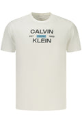 CALVIN KLEIN T-SHIRT MANICHE CORTE UOMO BIANCO