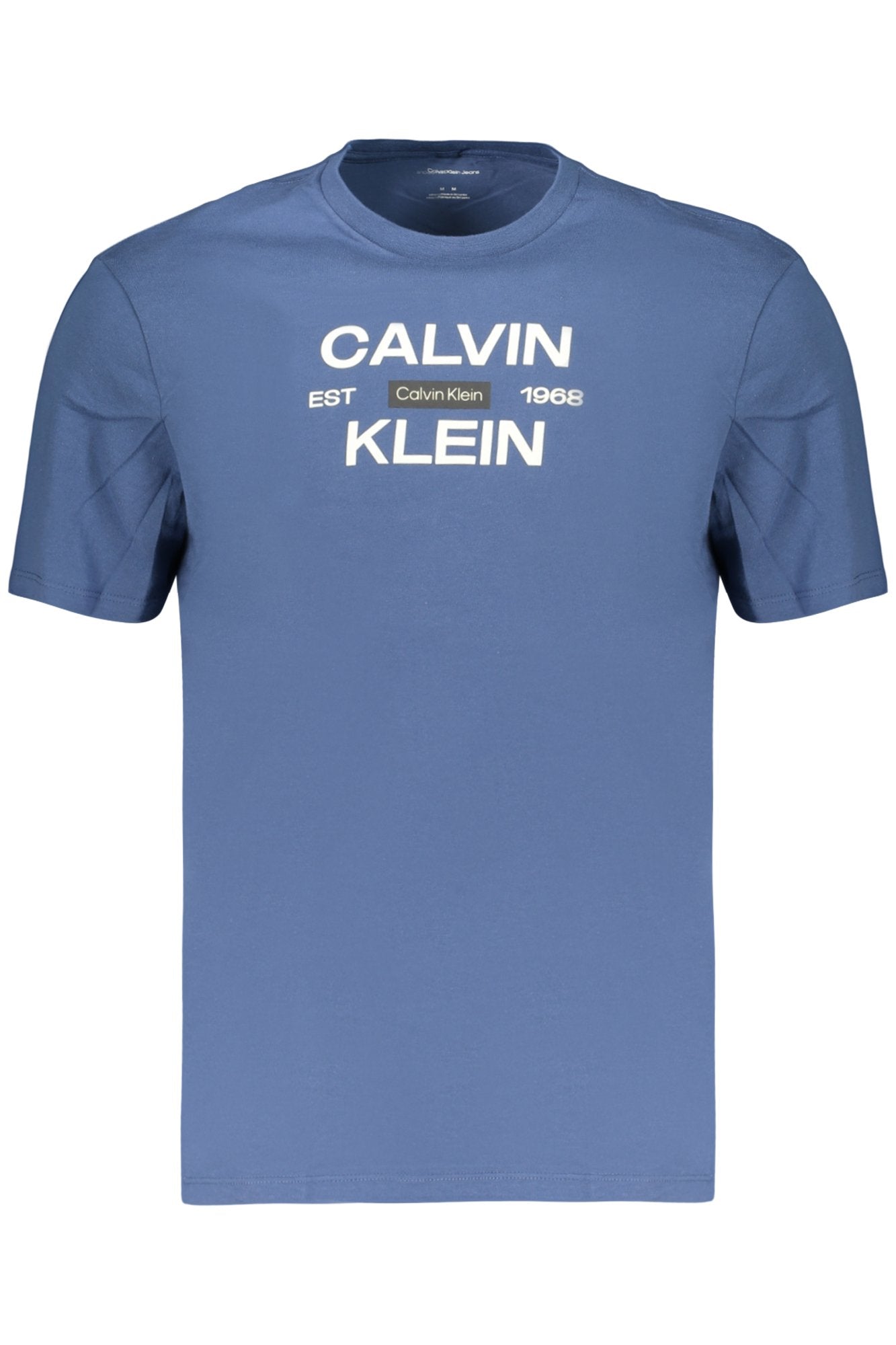 CALVIN KLEIN T-SHIRT MANICHE CORTE UOMO BLU