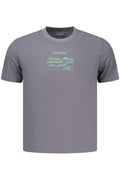 CALVIN KLEIN T-SHIRT MANICHE CORTE UOMO GRIGIO