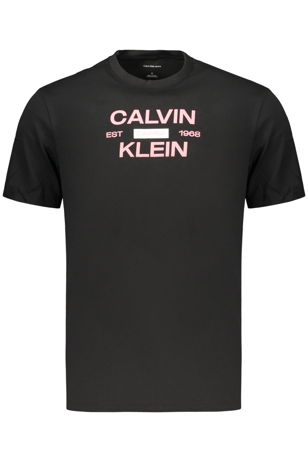 CALVIN KLEIN T-SHIRT MANICHE CORTE UOMO NERO