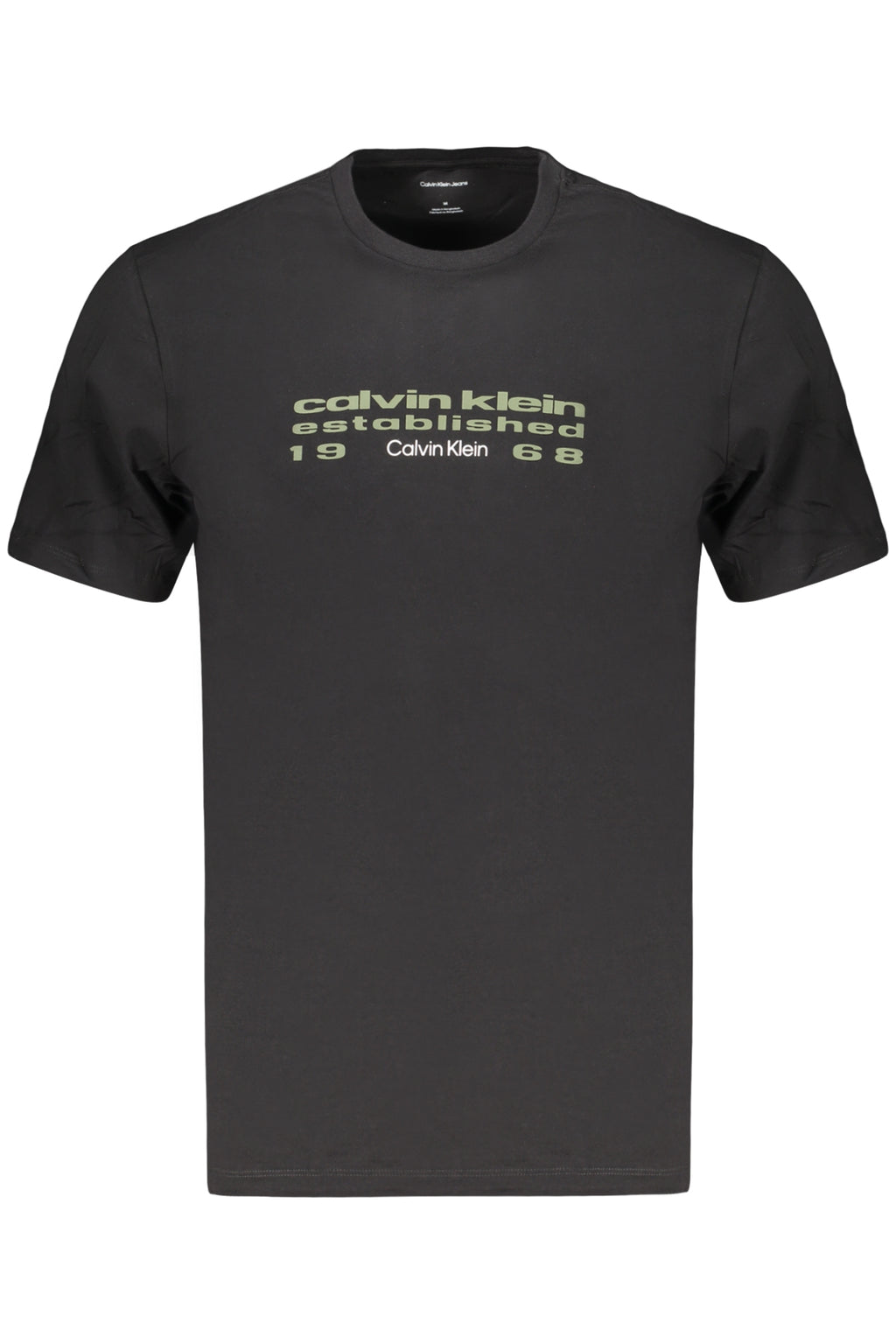 CALVIN KLEIN T-SHIRT MANICHE CORTE UOMO NERO