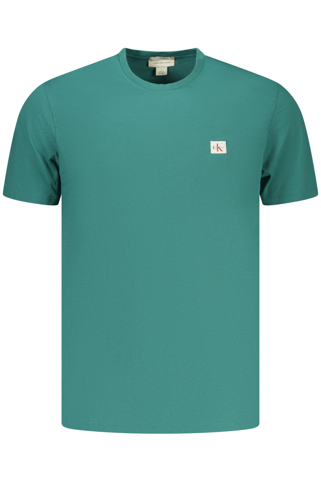 CALVIN KLEIN T-SHIRT MANICHE CORTE UOMO VERDE