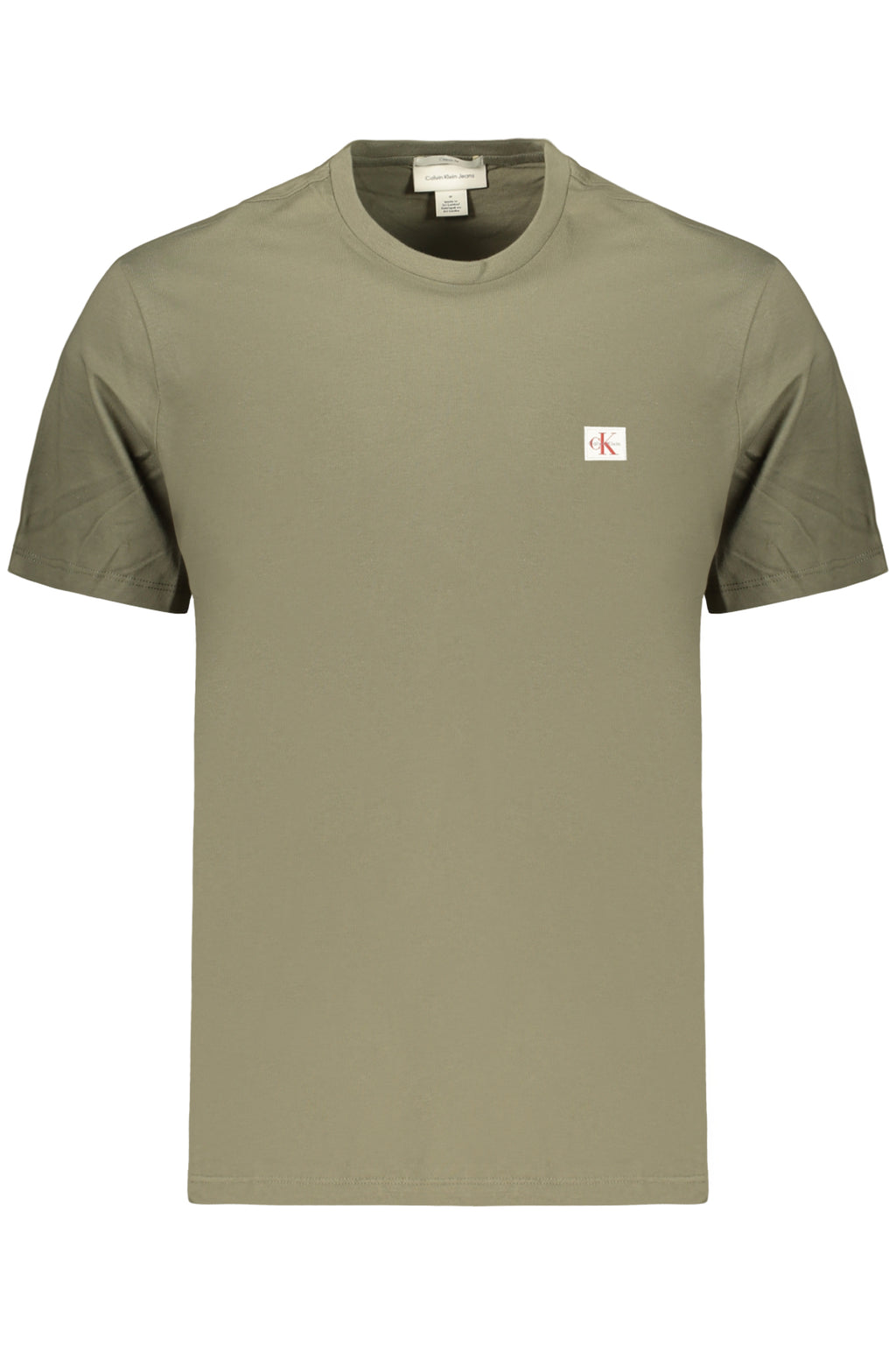 CALVIN KLEIN T-SHIRT MANICHE CORTE UOMO VERDE