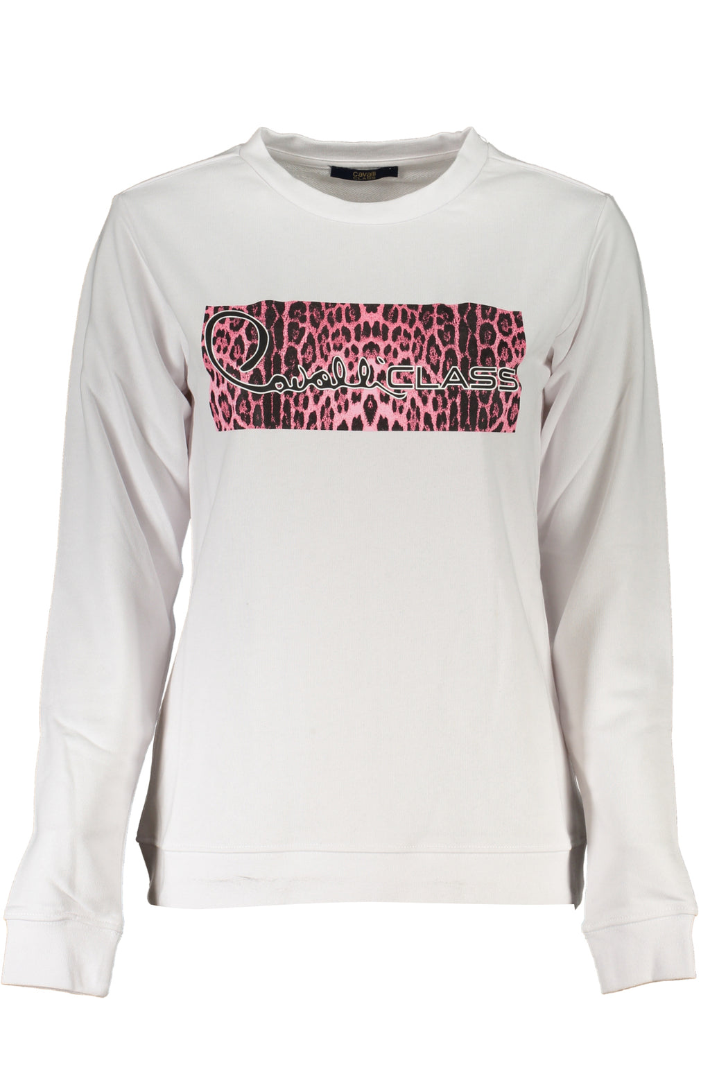 CAVALLI CLASS FELPA SENZA ZIP DONNA BIANCO