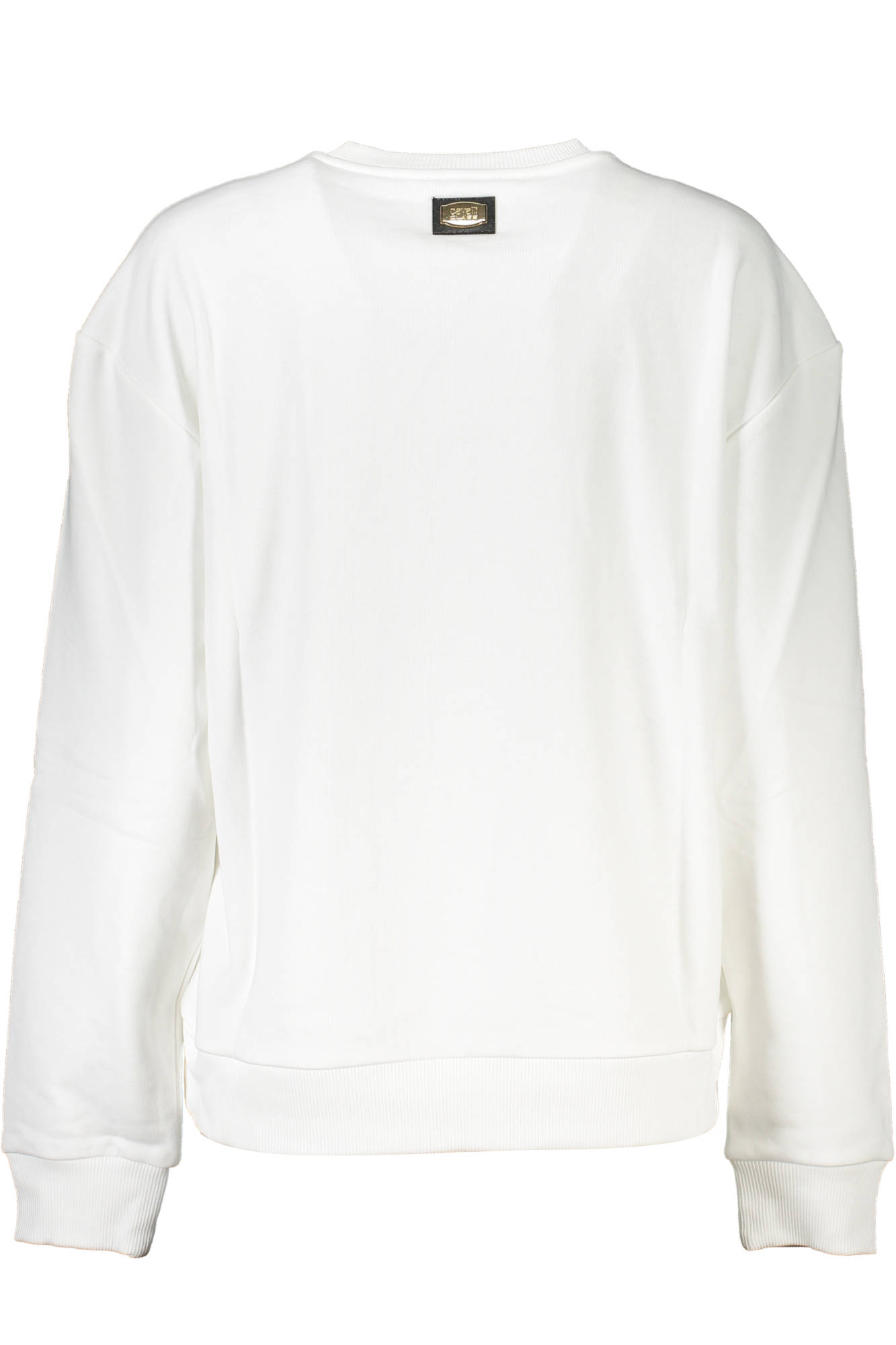CAVALLI CLASS FELPA SENZA ZIP DONNA BIANCO