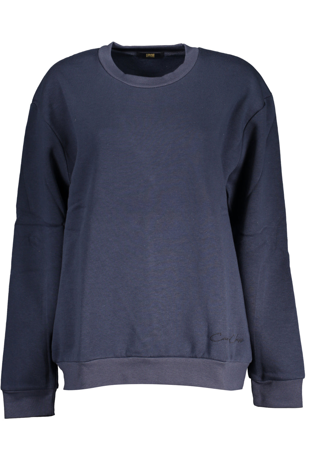 CAVALLI CLASS FELPA SENZA ZIP DONNA BLU