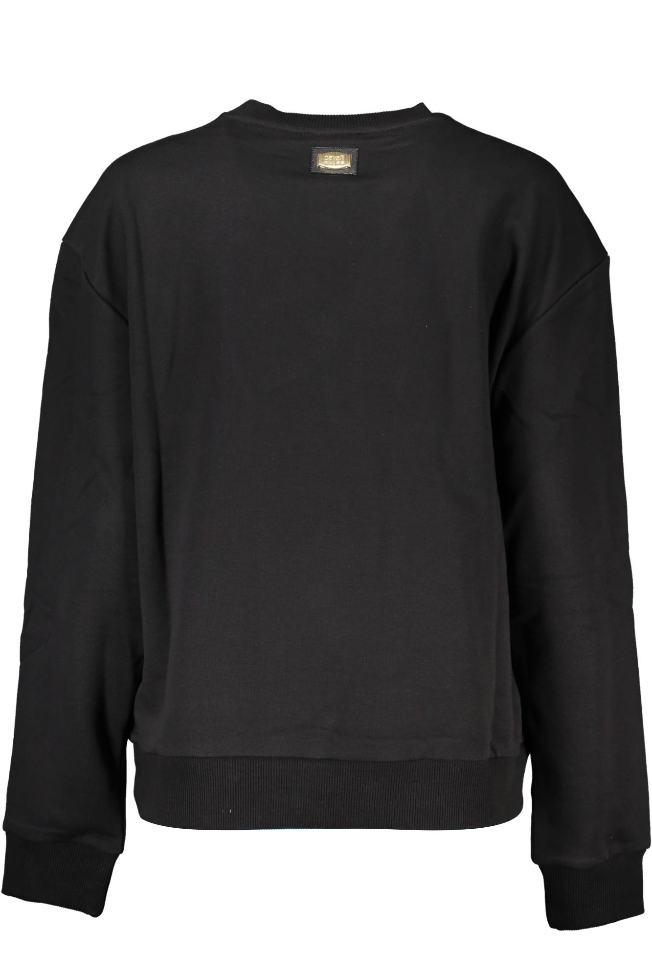 CAVALLI CLASS FELPA SENZA ZIP DONNA NERO
