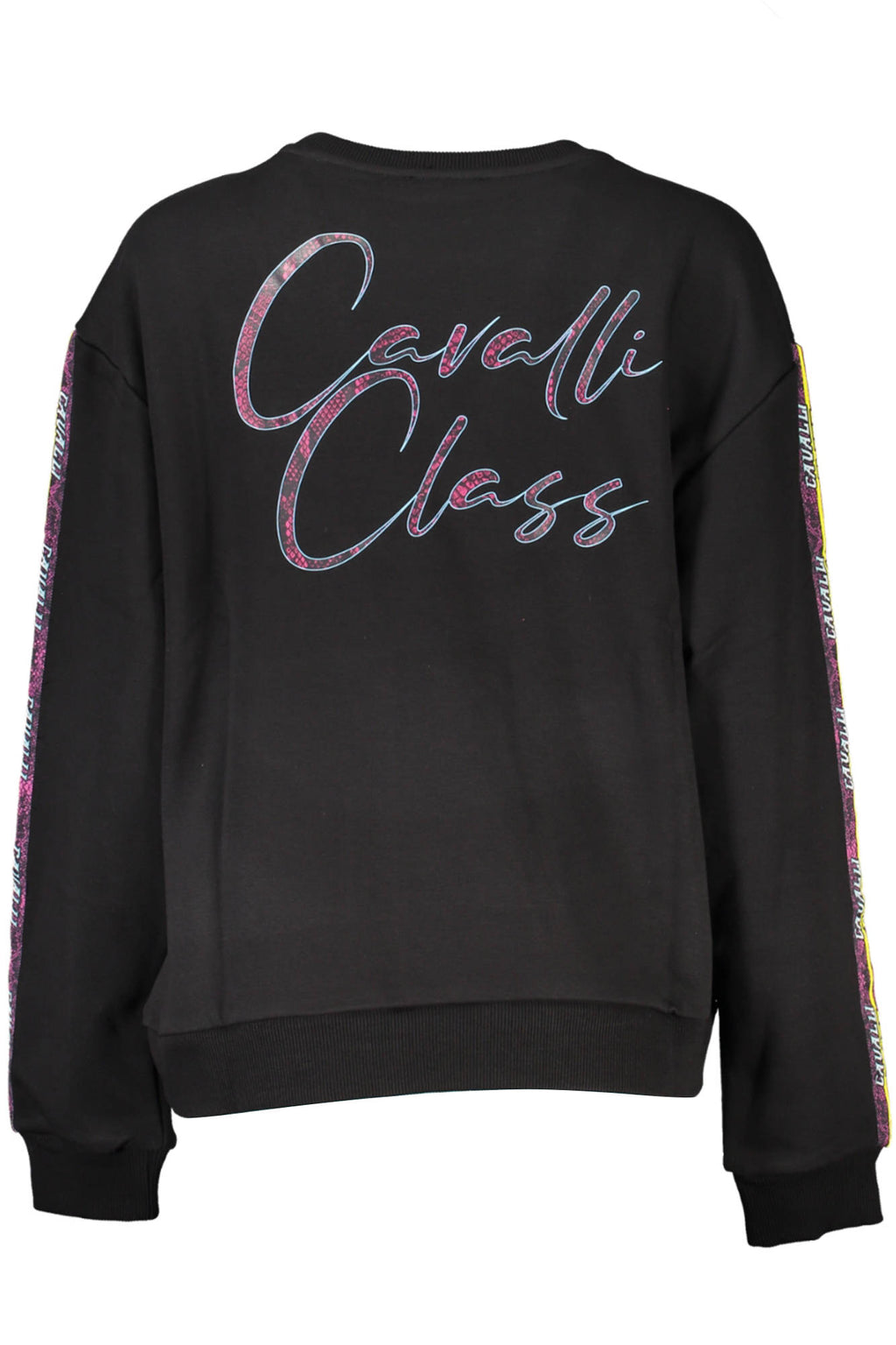 CAVALLI CLASS FELPA SENZA ZIP DONNA NERO