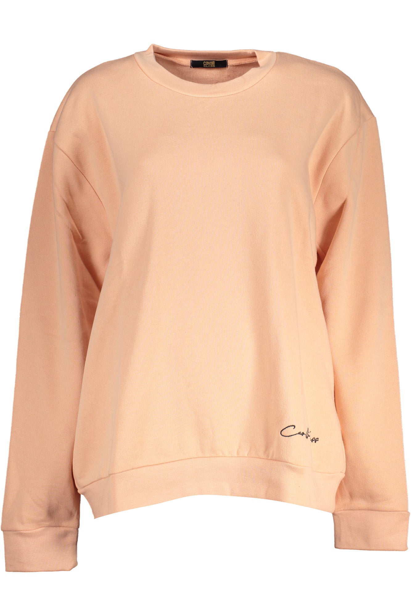 CAVALLI CLASS FELPA SENZA ZIP DONNA ROSA