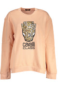 CAVALLI CLASS FELPA SENZA ZIP DONNA ROSA