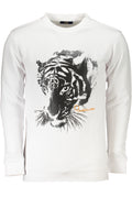 CAVALLI CLASS FELPA SENZA ZIP UOMO BIANCO