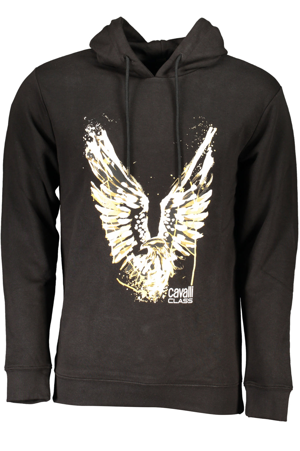 CAVALLI CLASS FELPA SENZA ZIP UOMO NERO